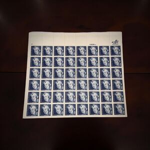 MNH 1984 Eleanor Roosevelt Sheet of 50 20c Stamps Scott #2105
